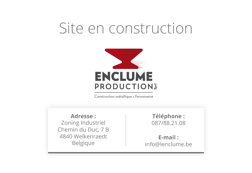 Information de contact L'enclume